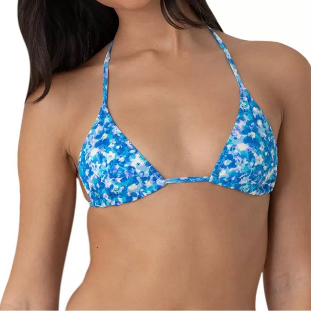 Bright Swimwear Maria Bikini Top Aqua Floral